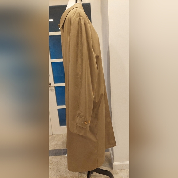LONDON TOWNE , MENS Classic Beige Trench Coat - Picture 4 of 13